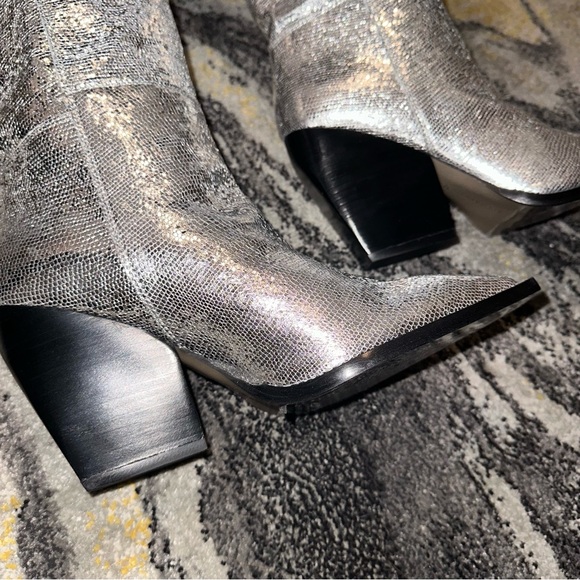 ALL SAINTS Leather OTK Boots - Picture 12 of 14